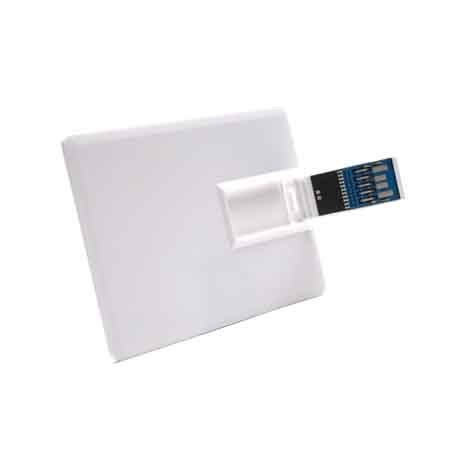 USB-Stick Basic Card 3.0 - STOCK-8 GB-Weiß